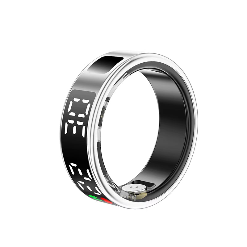 2025 EliteSmart Ring: Advanced LED Health Tracker with 24/7 Heart Rate, Blood Oxygen Monitoring & 10+ Sports Modes – 5ATM Waterproof, Unisex Design